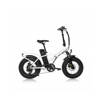 SHUTTLE 16″ Bianco Bicicletta a Pedalata Assistita
