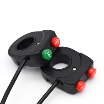Interruttore manubrio moto 22mm bici elettrica Scooter corno indicatori di direzione