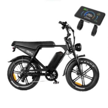BICI ELETTRICA V8 PRO GRIGIA 250W 48V DISPLAY A COLORI